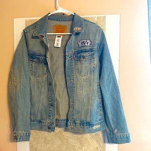 Levi distressed denim jacket